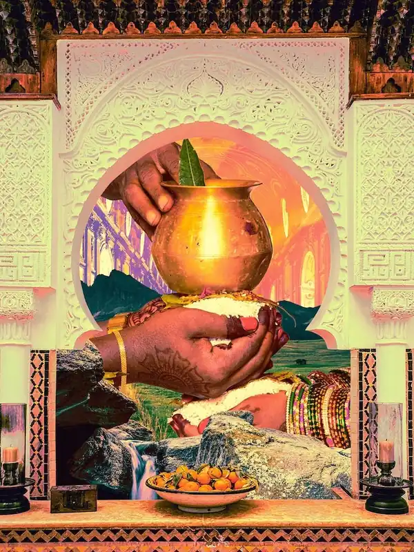Retro Hindi Collage Sale