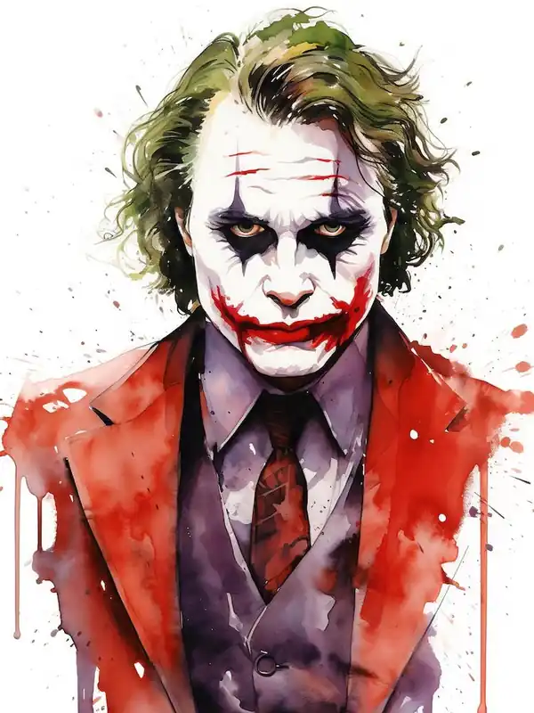 Top Pick Joker Watercolor