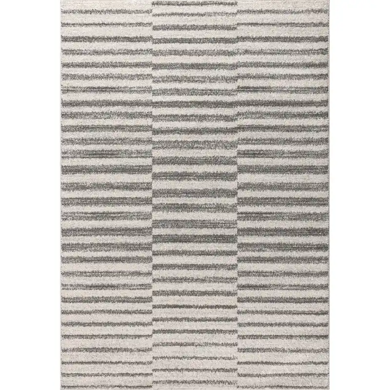 One Day Deal Aruba Lyla Offset Stripe Area Rug