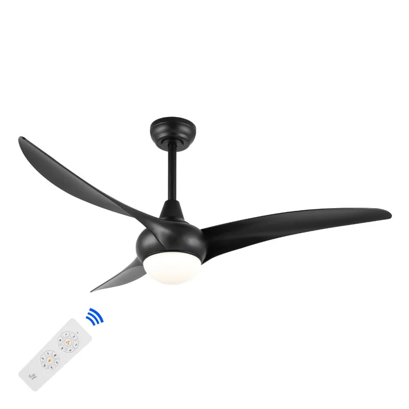 Terra 52" Coastal Vintage Iron/Plastic Mobile-App/Remote-Controlled 6-Speed Retro Swirl Integrated LED Ceiling Fan Express Delivery