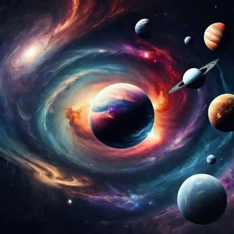 Reduced Price Space Galaxy With Planets