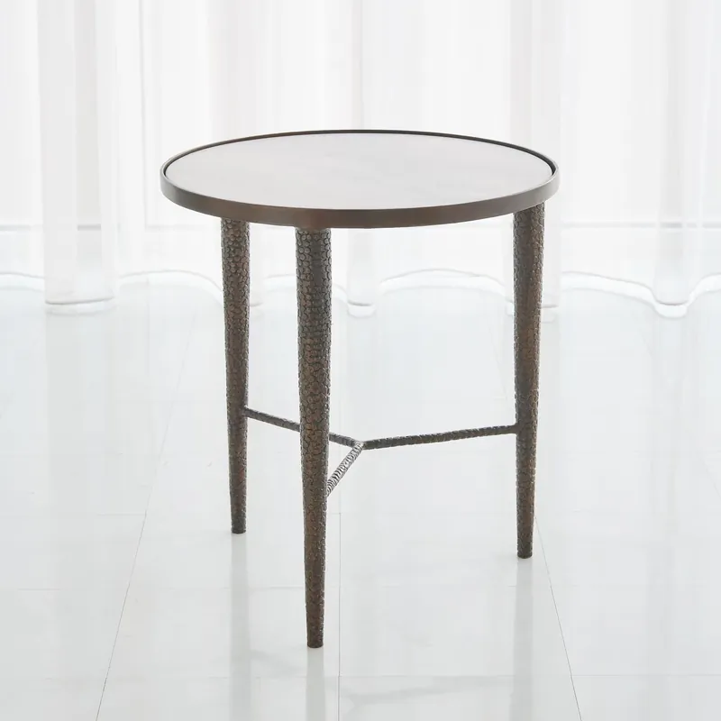 Hammered End Table Hot Deal