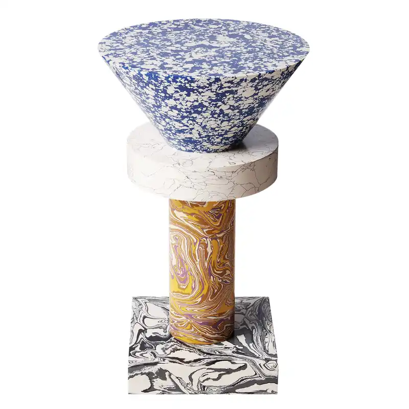Swirl Cone Side Table Viral