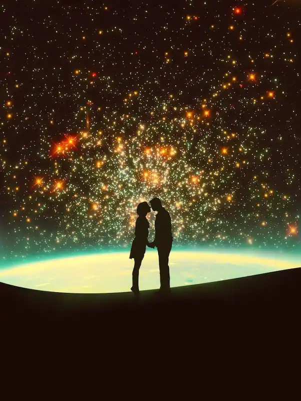 Seasonal Sale A Cosmic Kiss