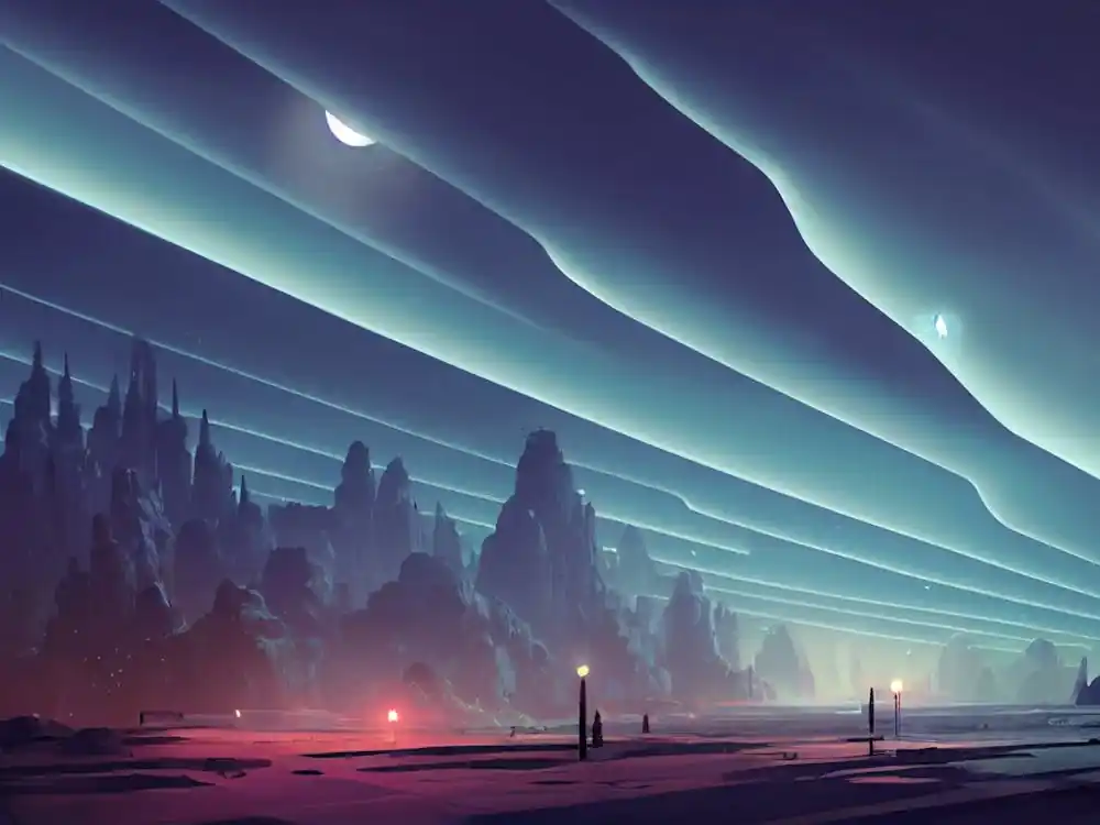 Cheap Space Landscape 3