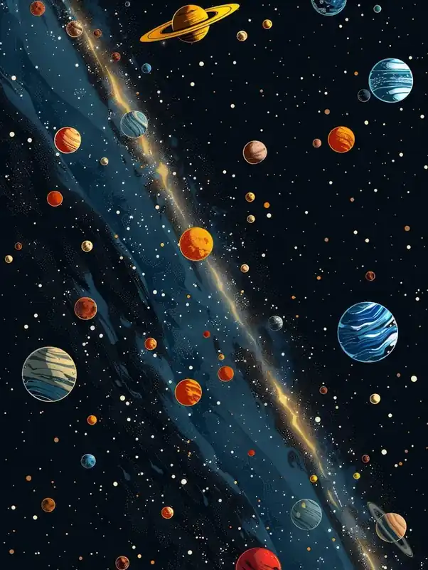 Planets In Space 13 Money Back Guarantee