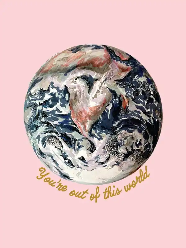 Budget You're Out Of This World On Pink