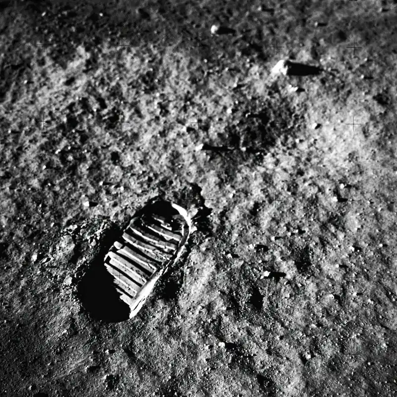 A Close Up View Of An Astronaut’s Footprint In The Lunar Soil, Photographed By A 70 Mm Lunar Surface Camera During The Apollo 11 Lunar Surface Extravehicular Activity Seasonal Sale