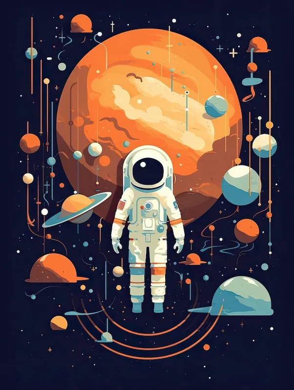 Spacewalker's Reverie: Astronaut's Escape Flash Sale