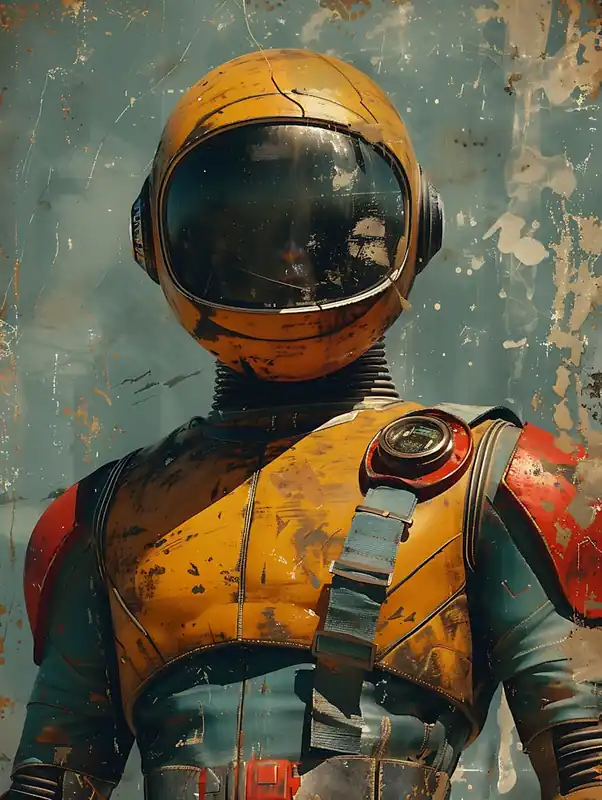 Beautiful Retro Astronaut 2 Mega Sale