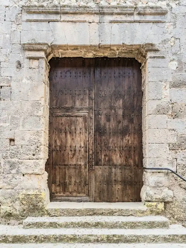 Direct From Manufacturer Door To An Old Building