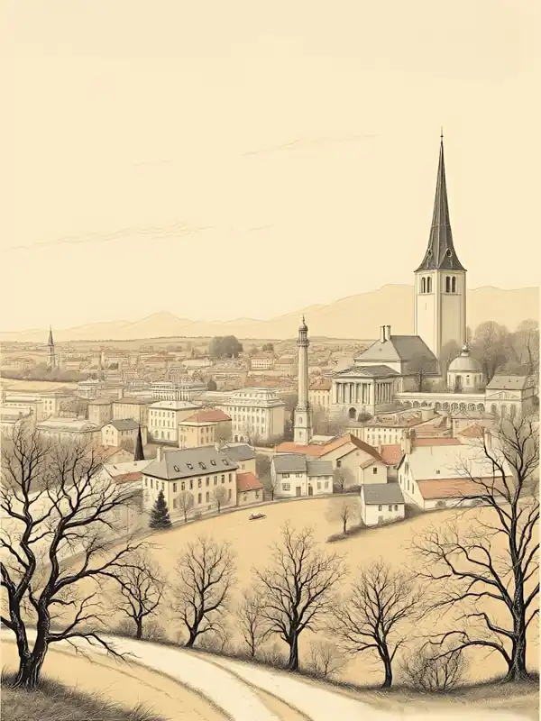 While Supplies Last Swedish Townscape
