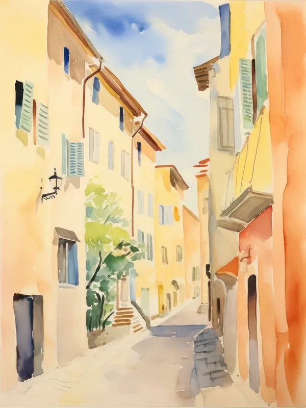 Last Chance Prato, Italy Watercolour Streets 1