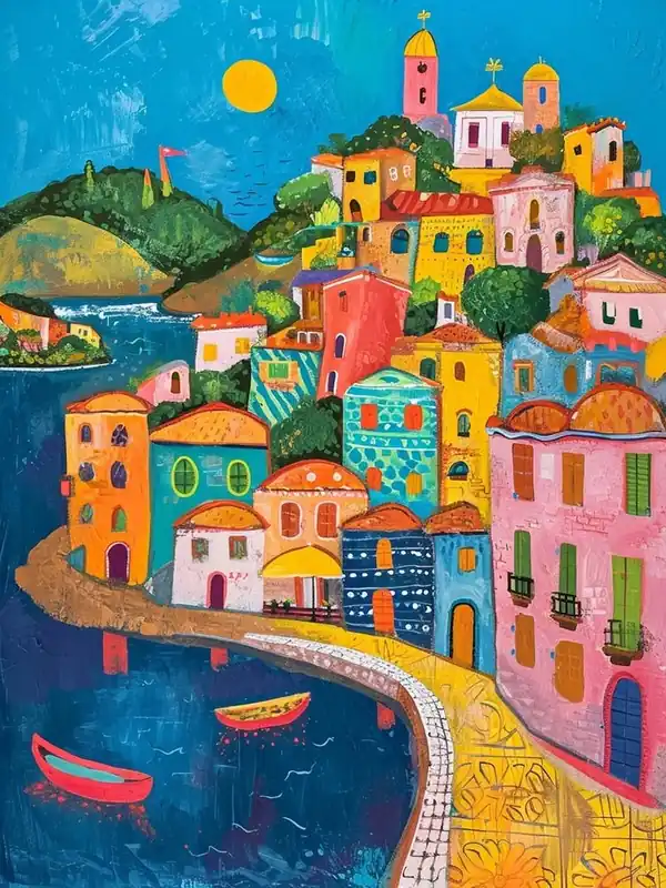 Kitsch Sicily Coastline 2 Instant Buy