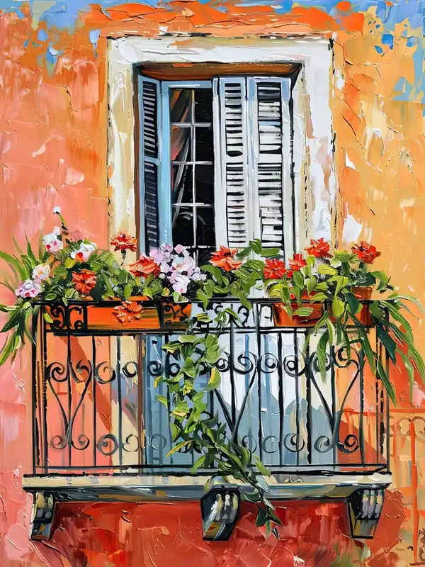 Balcony Painting In Nice 4 Best Seller