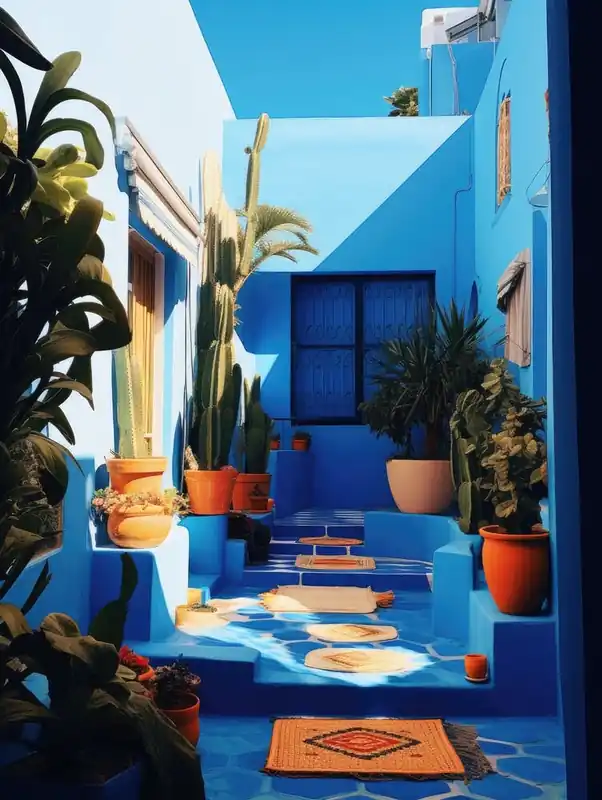Exclusive Blue House In Morocco