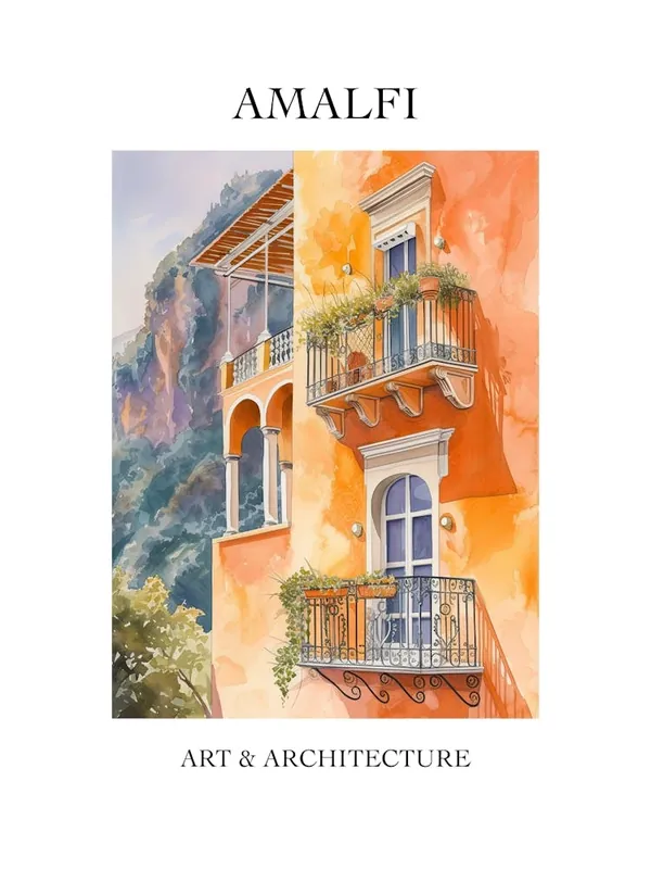 Amalfi Travel And Architecture Poster 1 Deal