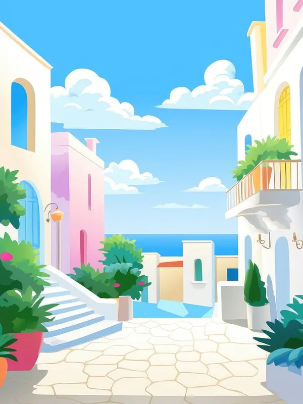 Otranto, Italy Colourful View 4 New Release