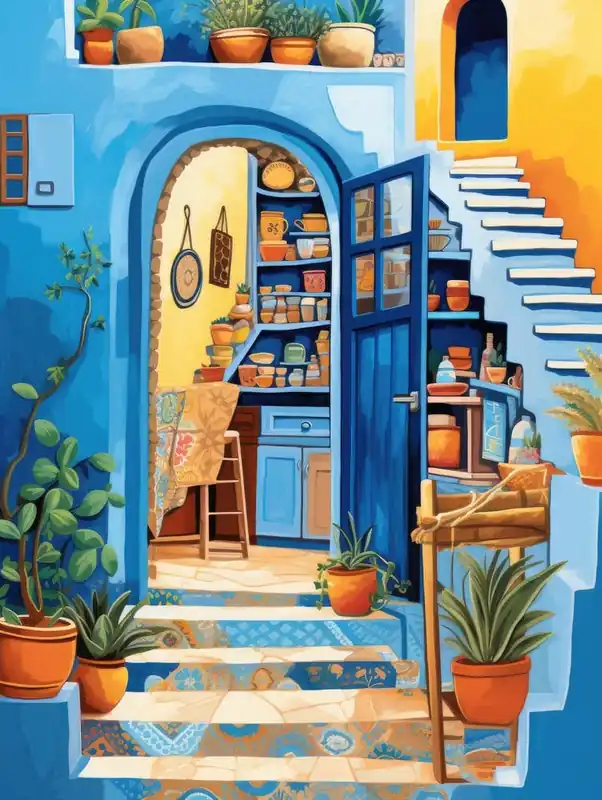 Certified Blue House In Morocco 1