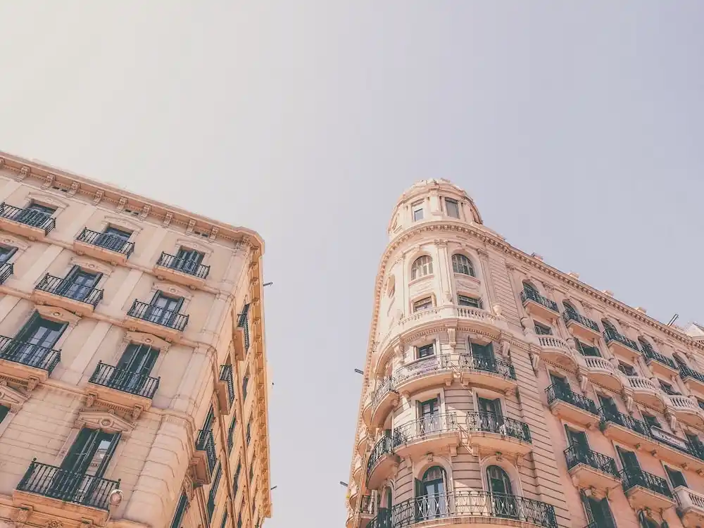 Blush Pink Buildings Fast Shipping