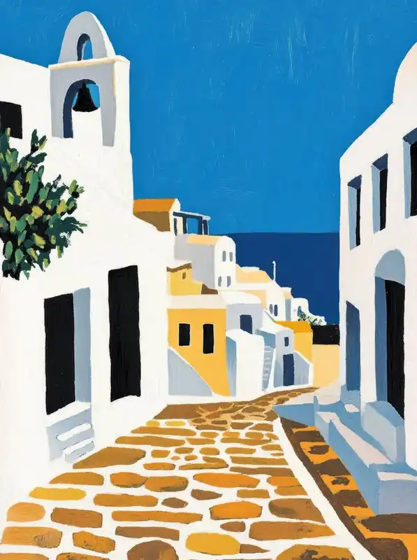 Mykonos Street Modern