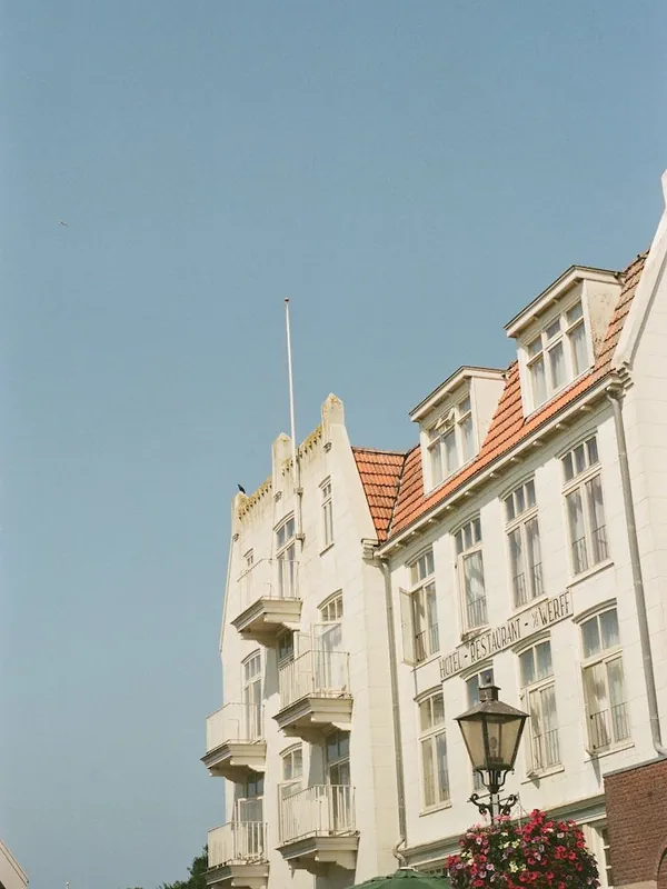 White Hotel, Analog Street Scene, Isle of Schiermonnikoog, Netherlands Save Now