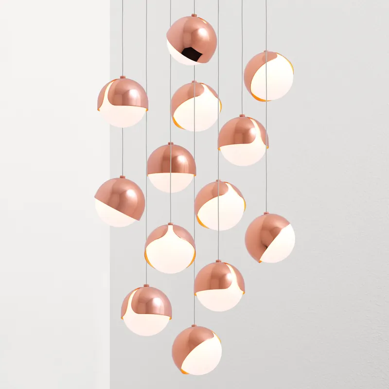 Popular Ohm Round Multi Light Pendant