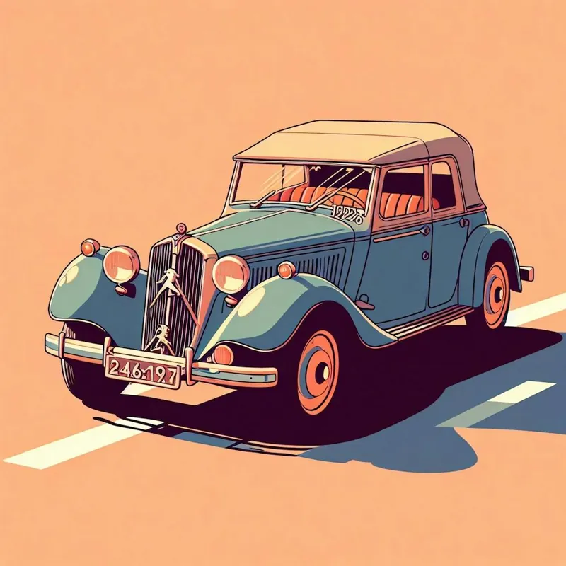 Car Vintage Auto Classic Premium