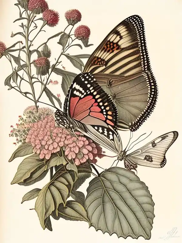 Fast Shipping Butterfly In Migration Andy Warhol Inspired 1