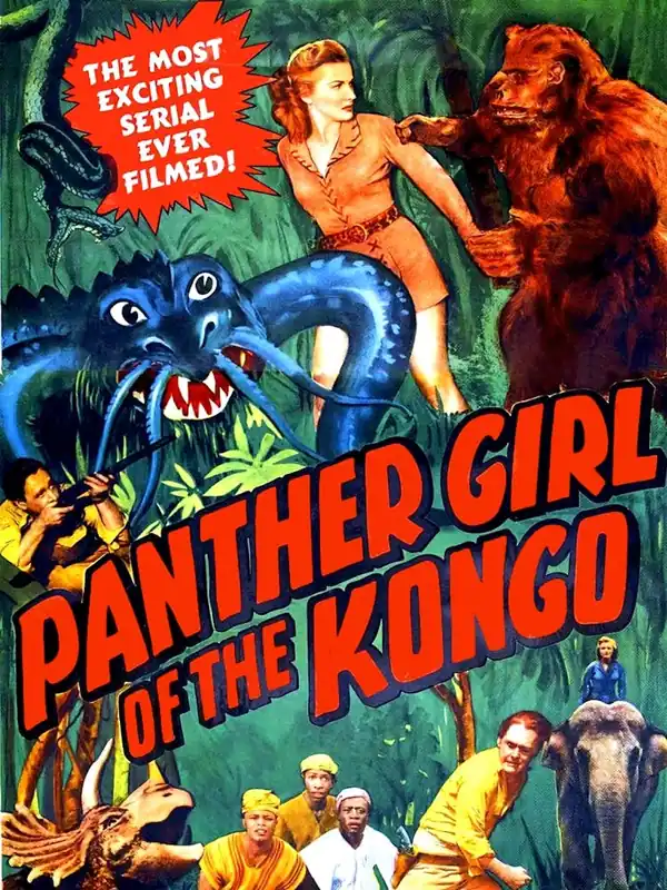 Action Movie Poster, Panther Girl Of The Kongo Trusted Brand