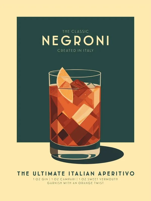 Special Discount Negroni Cocktail