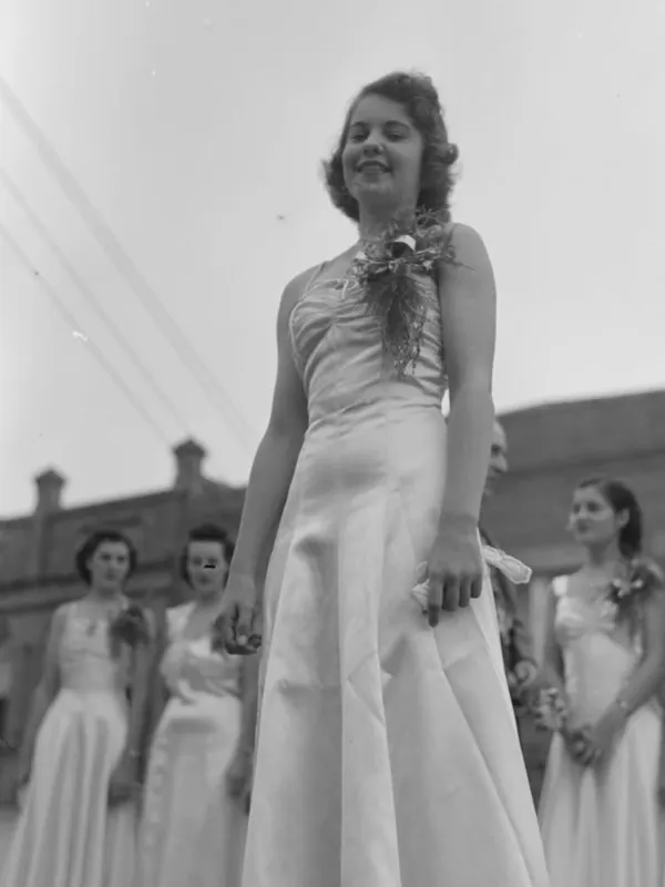 Untitled Photo, Possibly Related To Judges Who Selected The Queen Of The National Rice Festival, Crowley Money Back Guarantee