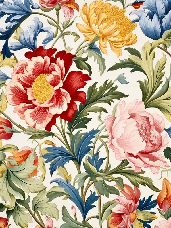 Crafted Floral Wallpaper 30