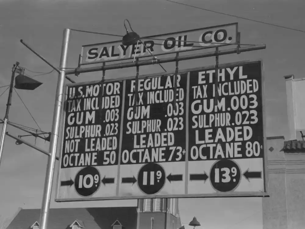 A Law Was Passed In Oklahoma City Requiring Every Filling Station To Display A Chemical Analysis Of The Gasoline Sold Bargain