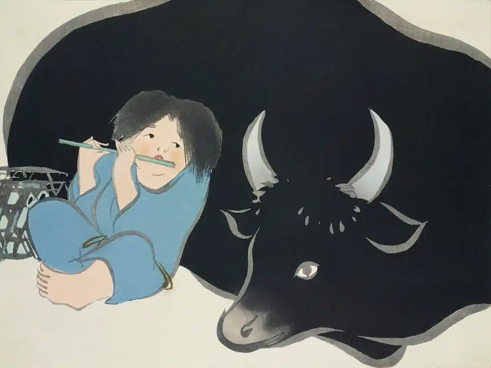 Deal Birds From Momoyogusa –Flowers Of A Hundred Generations, Kamisaka Sekka (1)