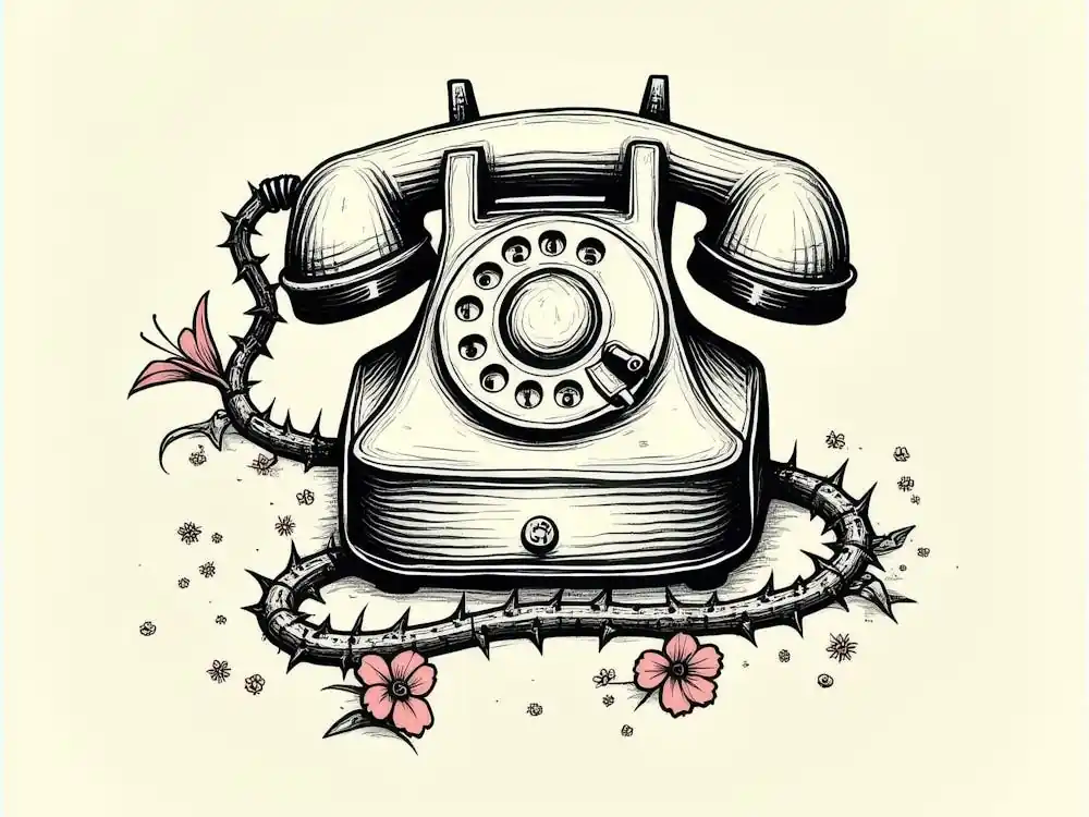 Old Fashioned Telephone High Quality