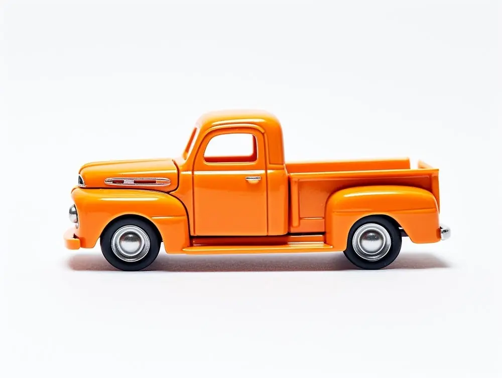 Genuine Toy Car 49 Ford F1 Orange