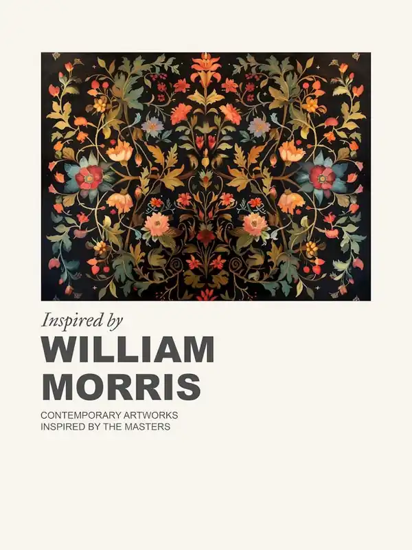 Museum Poster Inspired By William Morris 12 No Minimum Order