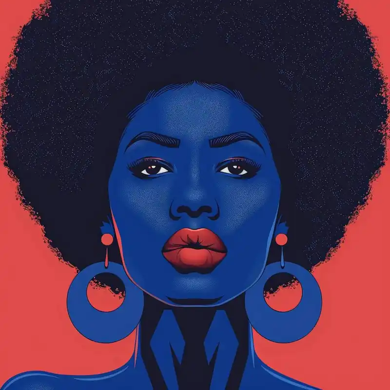 Clearance Blue Woman 14
