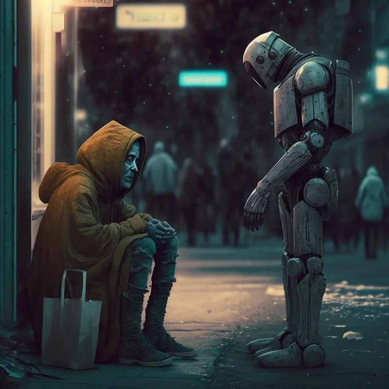 Homeless man from the future Fast Shipping