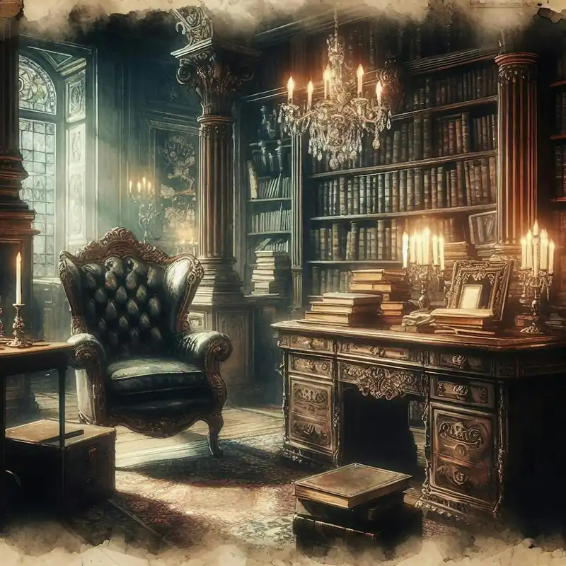 Gloomy Library Original