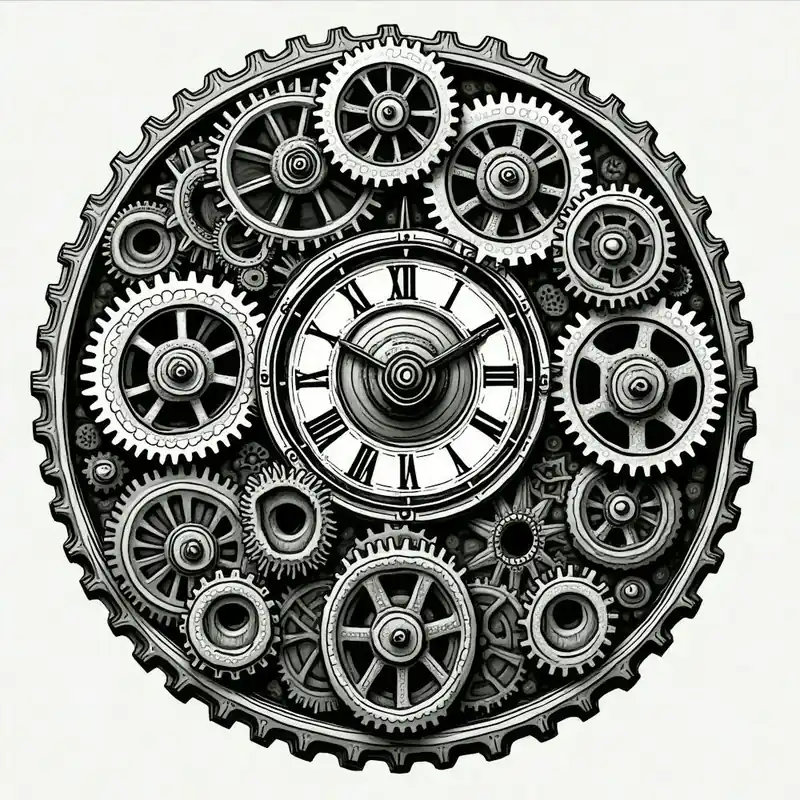 Clock With Gears 1 Fan Favorite