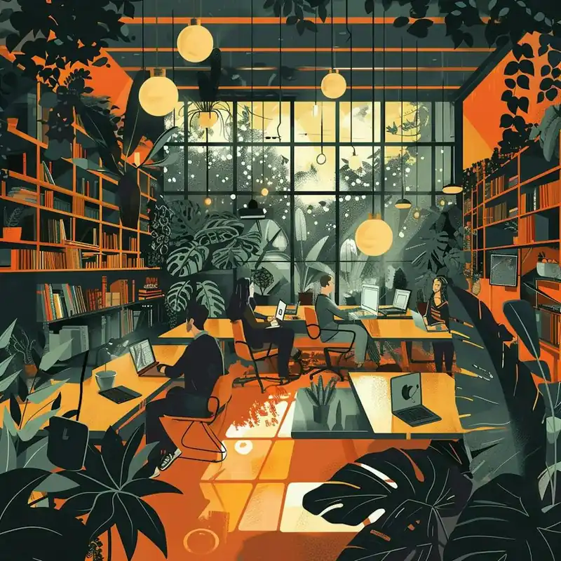 Must Have Illustration Of A Library
