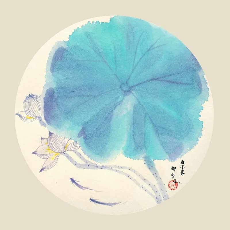 Blue Lotus Square Bargain