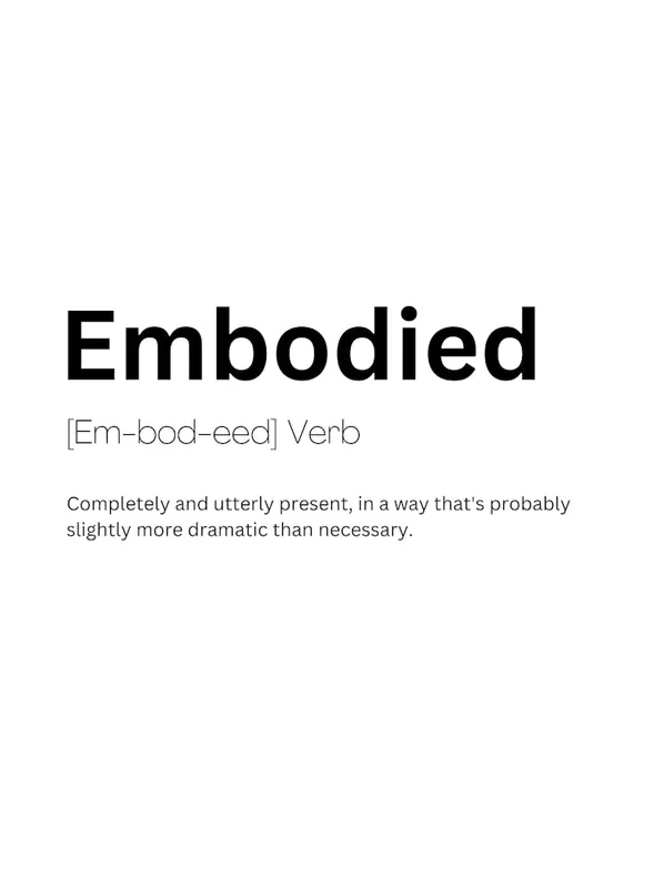 Embodied Definition Meaning 1 Weekend Sale
