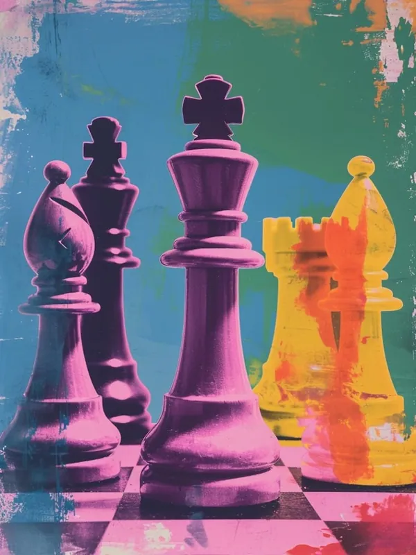 Deal Abstract Polaroid Chess 1